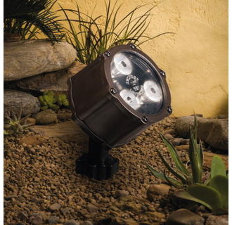 Kichler 15733 4.5W 60° Wide Flood LED Accent Light Low Voltage Lighting from the Landscape Lighting Collection
