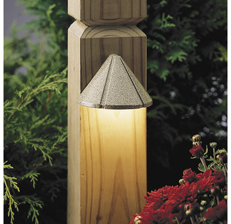 Kichler 15765 Functional One Light LED Mini Deck Light from the Landscape LED Collection