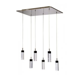 Artcraft Lighting AC6406 Contemporary / Modern 6 Light Down Lighting Chandelier from the Radiance Collection