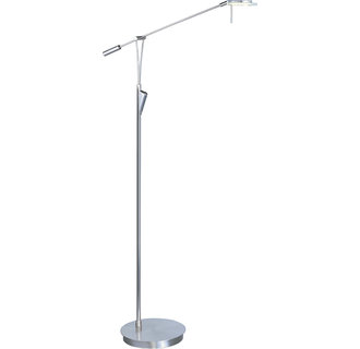 ET2 E41015 Contemporary / Modern LED Swing Arm Floor Lamp from the Eco-Task Collection