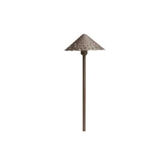Kichler 15871 Traditional / Classic Outdoor LED Hammered Roof Path Light