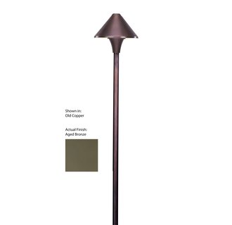 Troy Landscape R-G241B Single Light 3.2 Watt Solid Brass LED Path Lighting Fixture from the Path Light Collection