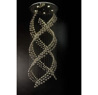 Trend Lighting TP9515 Polished Stainless Steel Chandelier from the Octave Collection
