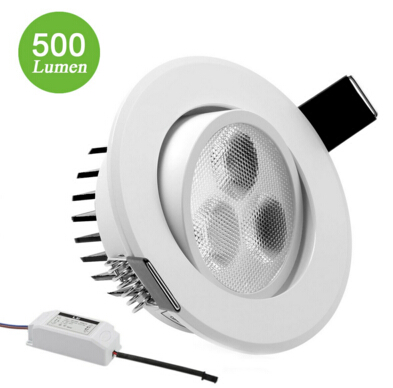White 7W 4-Inch LED Recessed Ceiling Lights