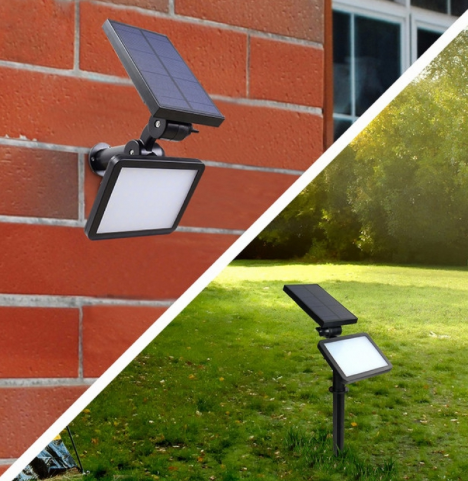 48 LED Outdoor Solar Power Waterproof Spotlight