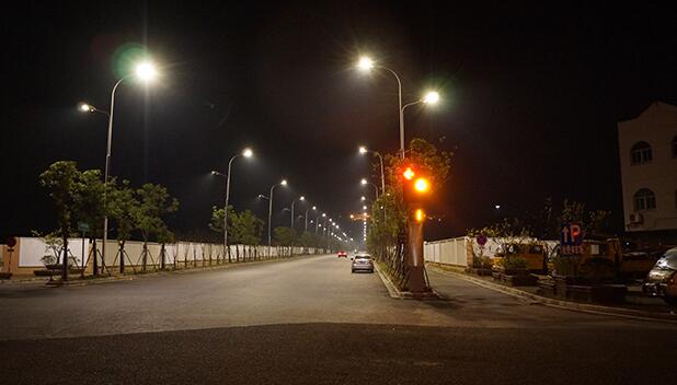 Hubei Wenquan Avenue, Huancheng North Road lighting project trial lights