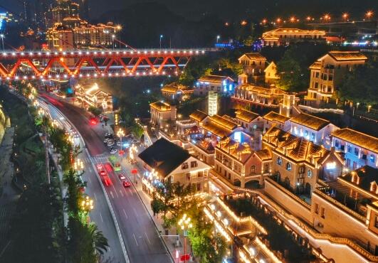 Chongqing-Dazu-District-Old-Town-Street-Lights-Replacement