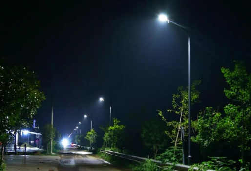 96 New LED Street Lights Installed in Nan County, Yiyang, Hunan