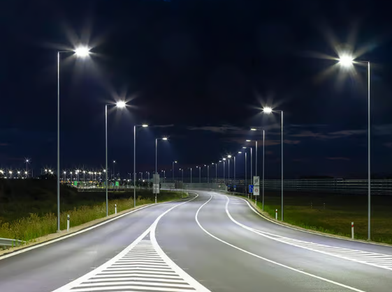 LED Streetlights Illuminate Yushan Street in Pingyin County, Jinan