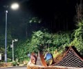 Zhejiang Lishui Economic Development Zone street lamps are equipped with 