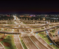 Full Lighting of the Southern Extension Project of Runyang Express Road in Yangzhou, Jiangsu