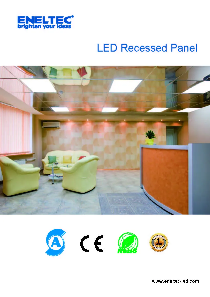 LED Recessed Panel