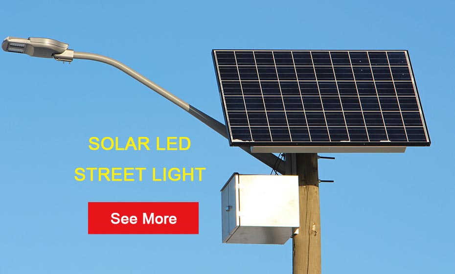 Solar led street light