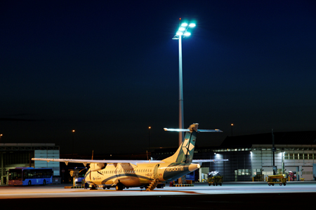 LED lighting brighten the Munich Airport