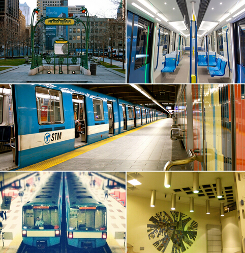 Subway station with LED lighting into the best solution