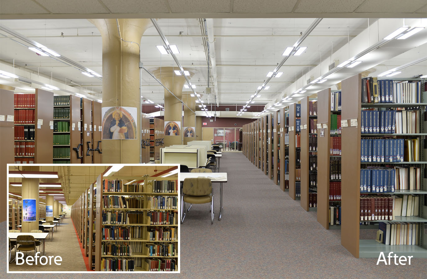 LED lighting upgrade Duquesne University won awards university