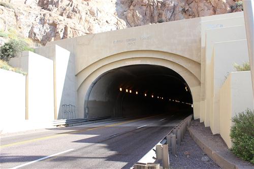 60 years tunnel lighting system in Arizona,USA changed into LED
