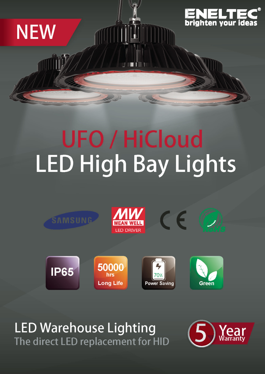 NELTEC launch new UFO LED Bay Light