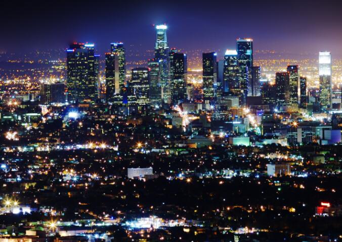 Los Angeles deployed road intelligent lighting system