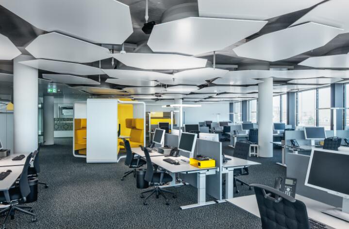 Czech office use adjustable LED lighting to improve work efficiency