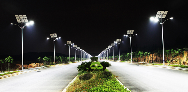 21500 street lights in Linhe City "transformed" to LED street lights