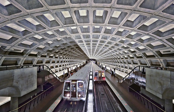 Washington 15 subway station lighting upgrade to LED