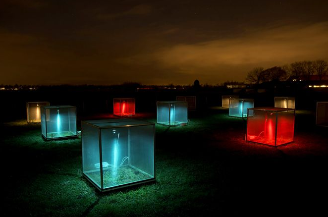 Spectral sensor control LED lighting system