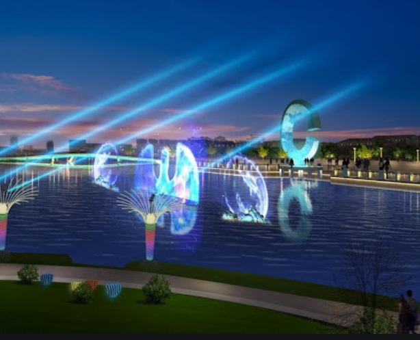 Landscape lighting improvement projects completed in Binzhou Parks