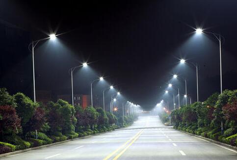 LED street lights installed in Fangshan section of Liangsan Road