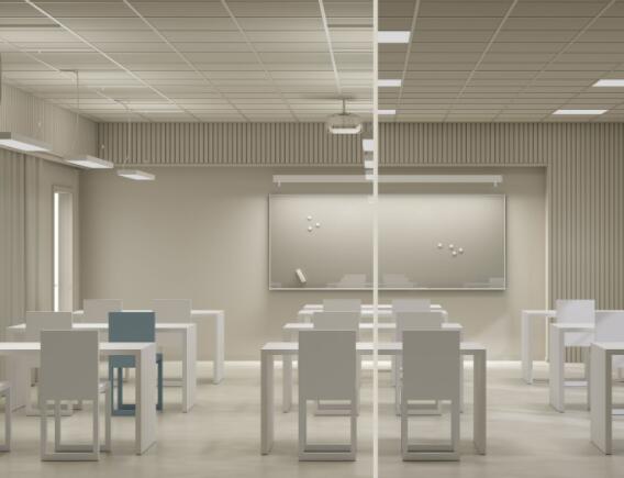 How lighting fixtures meet the classroom light environment