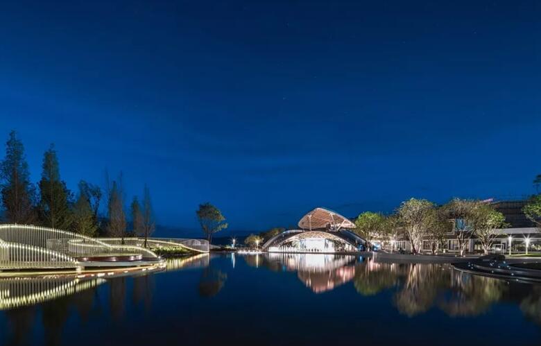 Zhejiang Zhoushan Dinghai Wushan Ecotourism Belt landscape lighting project officially put into use