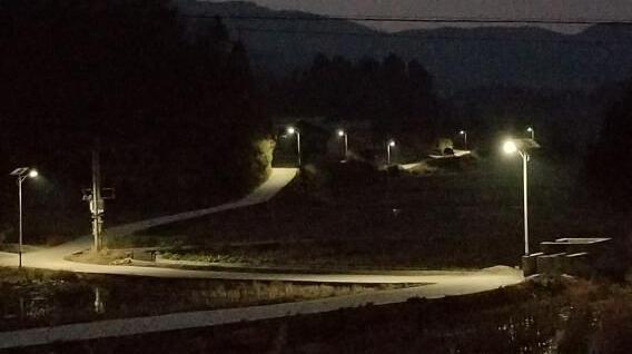 Lighting project launched in Gangli Village, Zhongwang Town, Jinghai District, Tianjin