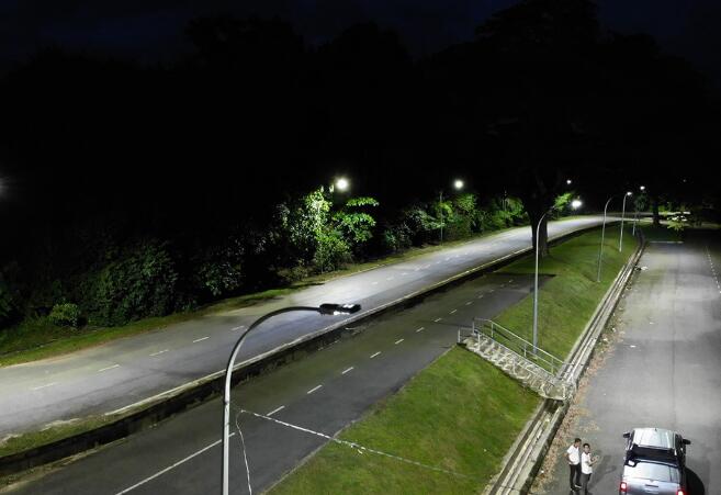 LED Streetlights Illuminate the Countryside in Raoping County, Chaozhou, Guangdong