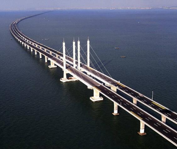 Lighting of the South Second Ring Bridge in Danyang, Jiangsu