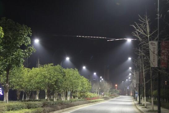 Solar LED street lights light up Hangzhou Qiandao Lake Scenic Area