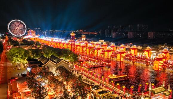 Street lighting in Wujiagou Village, Qianxi County, Tangshan, Hebei