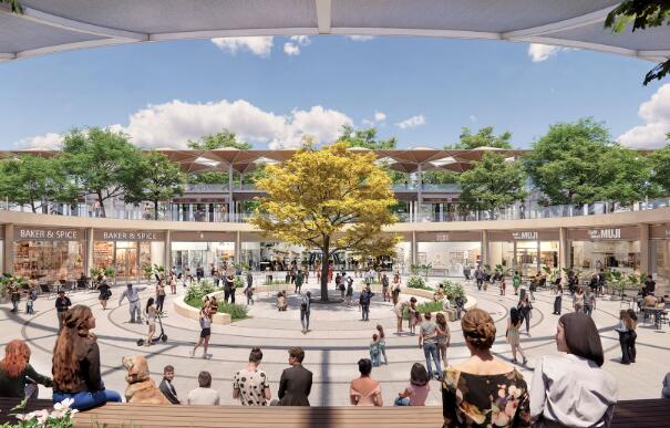 Three buildings and parks in Changzheng Town, Putuo District, Shanghai have been upgraded with lighting