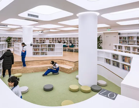 Library Lighting Renovation in Hui County, Longnan, Gansu