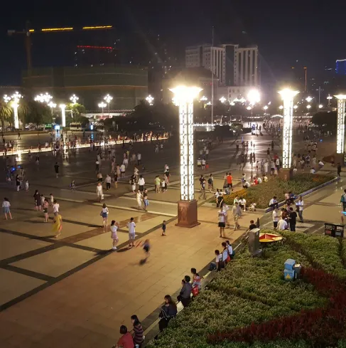 Night View Lighting of Nanchang Bayi Square Further Upgraded