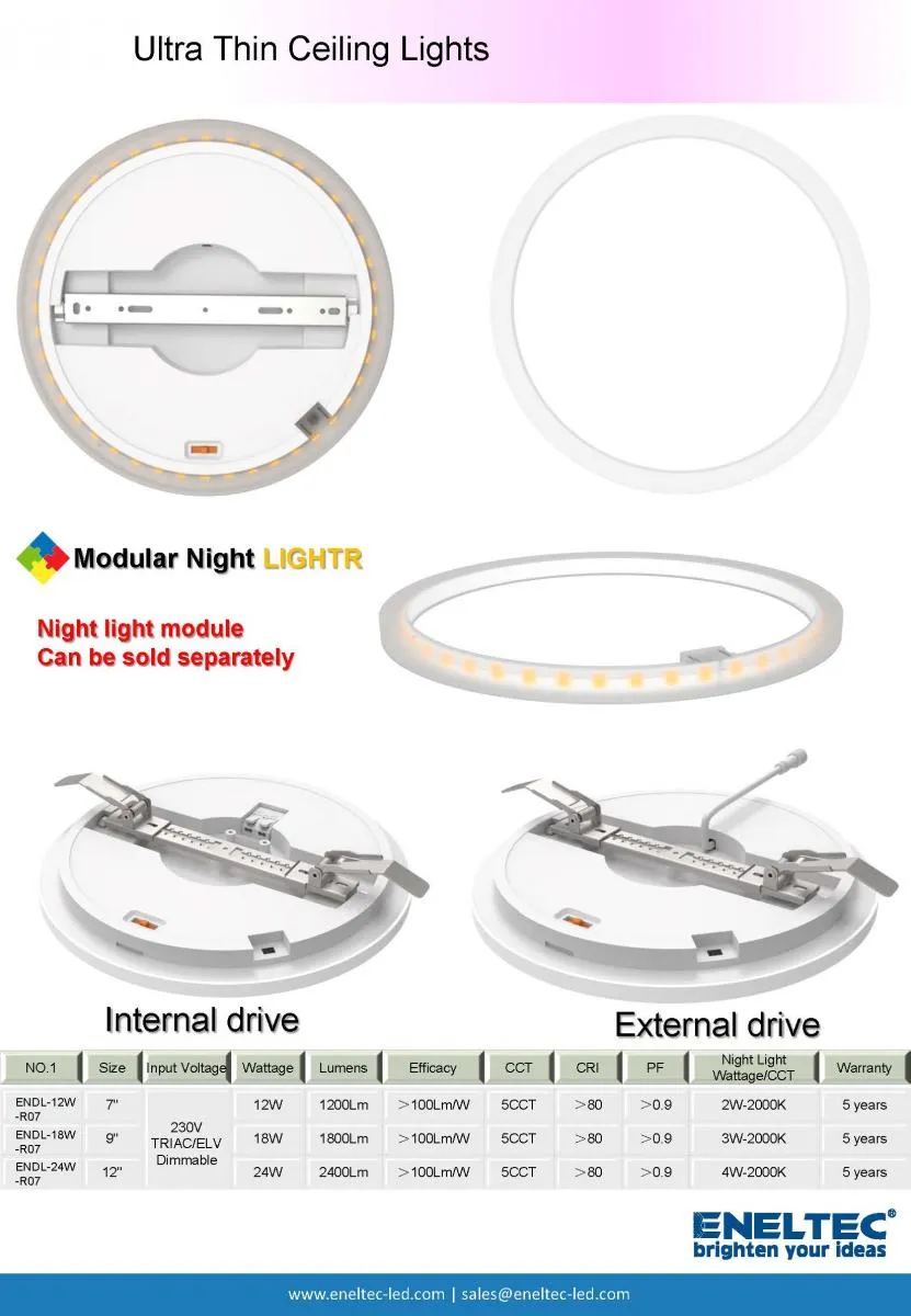Ultra Thin Ceiling Lights