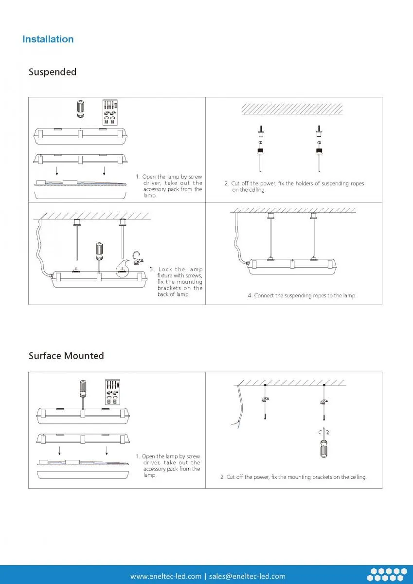 LED Anti-Explosion Tri-Proof Lights