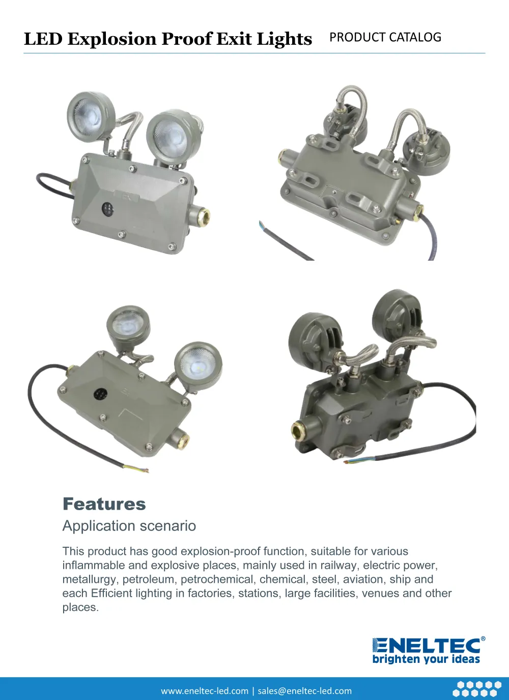 LED Explosion Proof Exit Lights