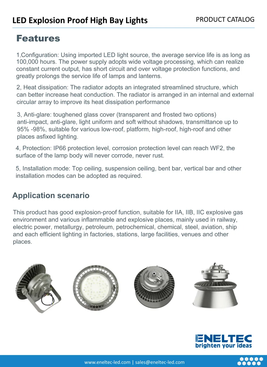 LED Explosion Proof High Bay Lights