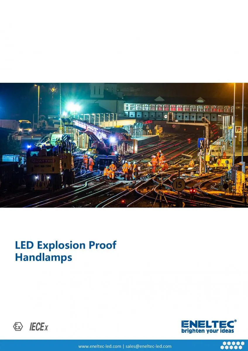 LED Explosion Proof Handlamps