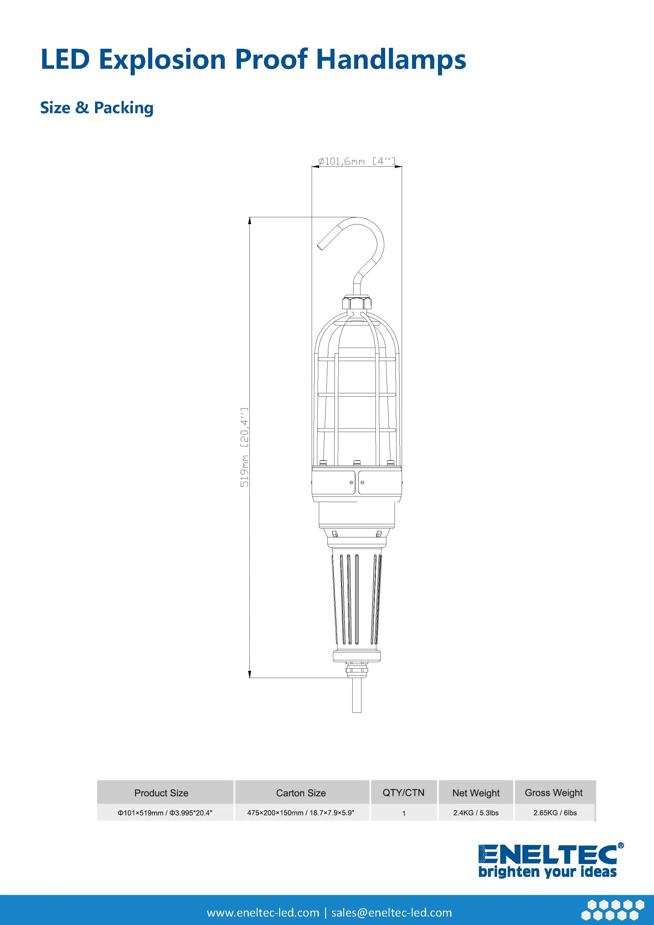 LED Explosion Proof Handlamps