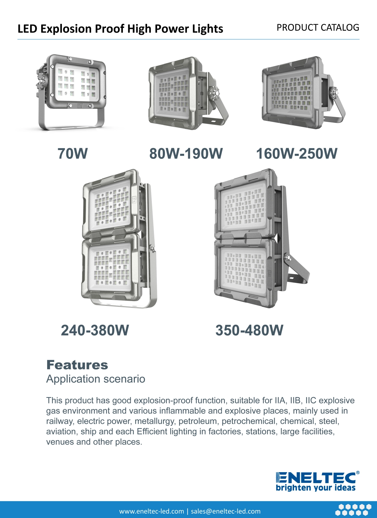 LED Explosion Proof High Power Lights