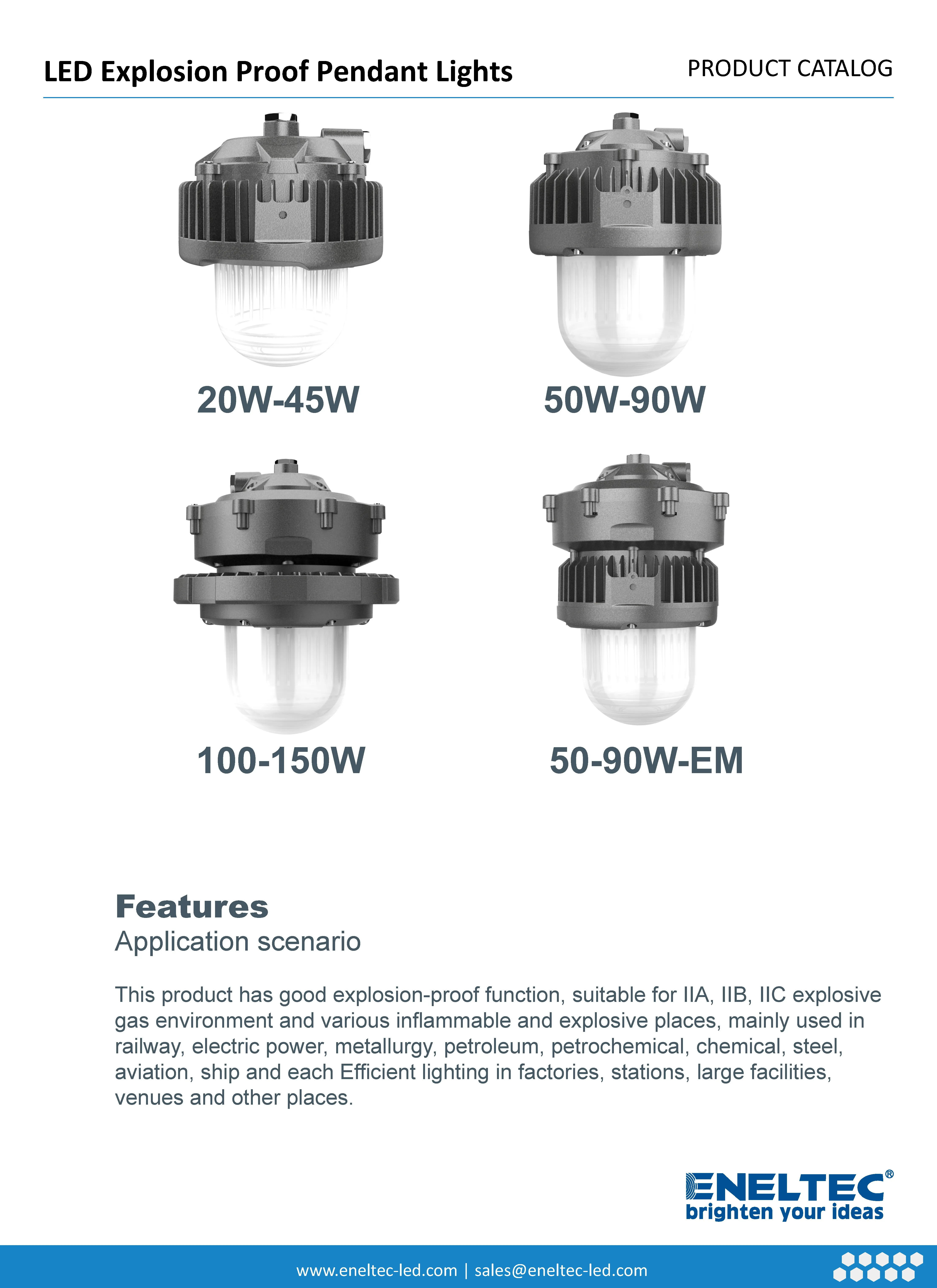 LED Explosion Proof Pendant Lights