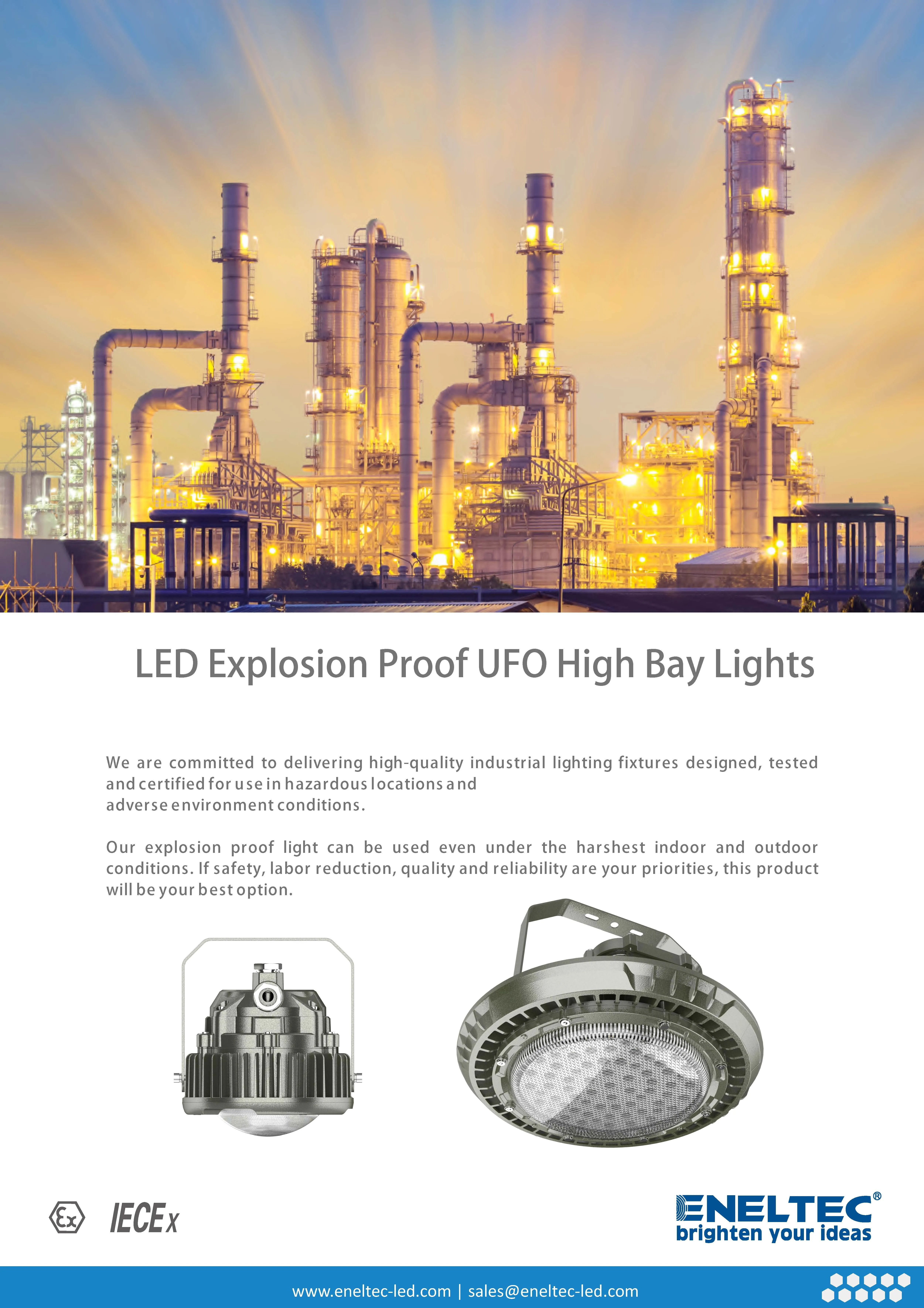LED Explosion Proof UFO High Bay Lights