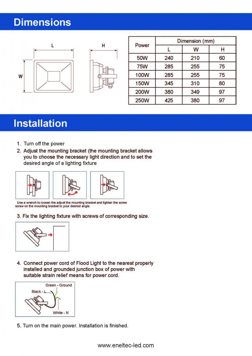 SMD LED Flood Lights