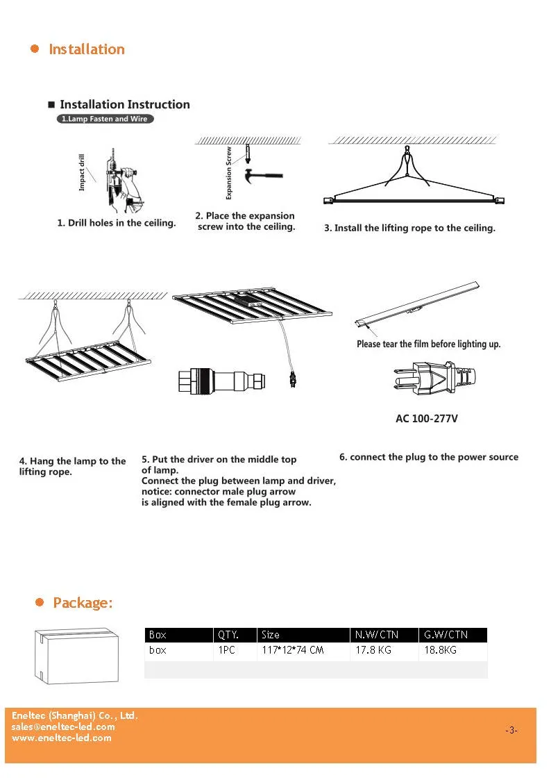 Bar Foldable LED Grow Lights